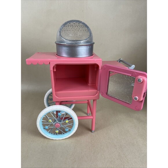 Battat Glitter Girls Cotton Candy Machine Stand & Donut Delivery‎ Scooter Work - Picture 4 of 16